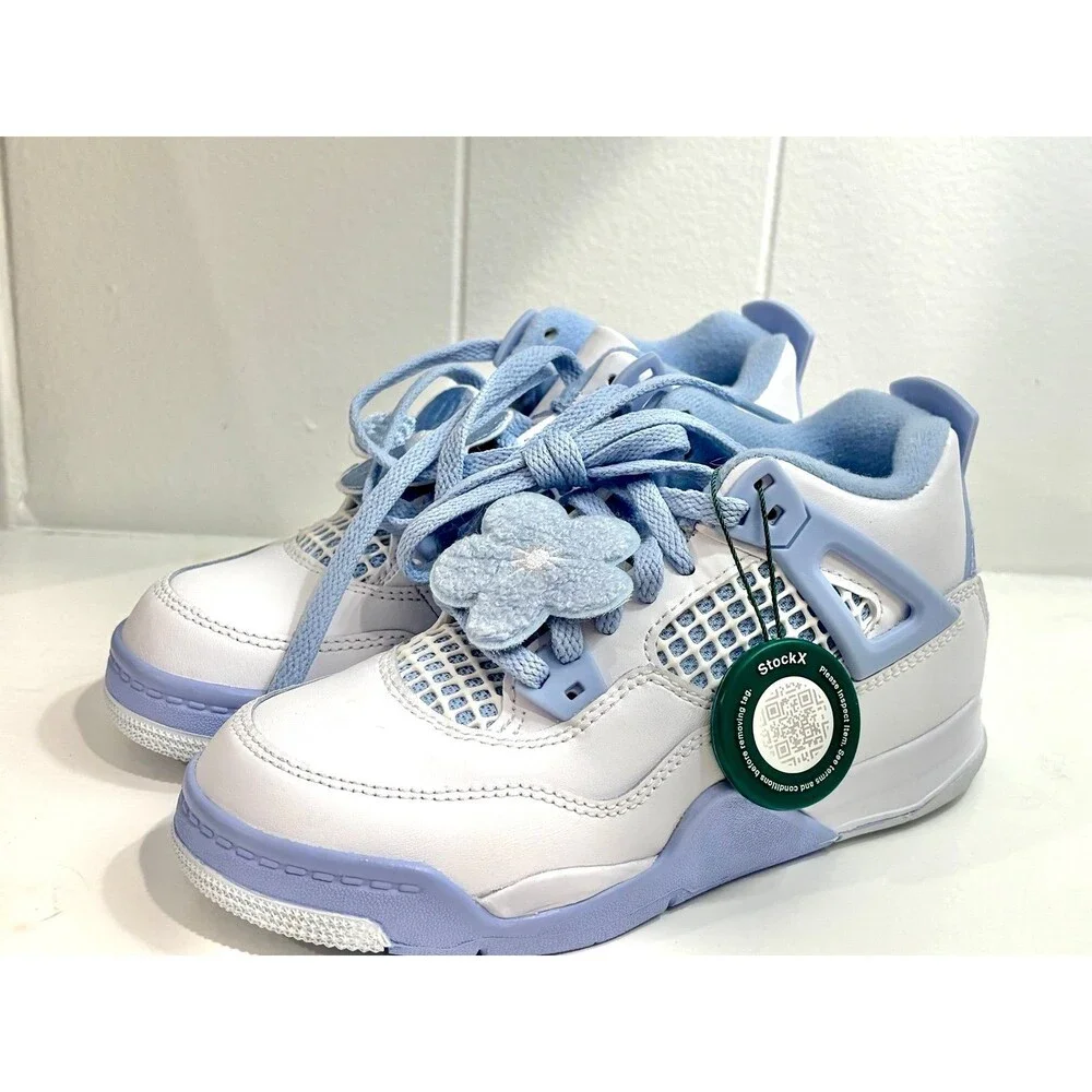 Air Jordan 4 Retro forget Me Not BRAND NEW youth 13